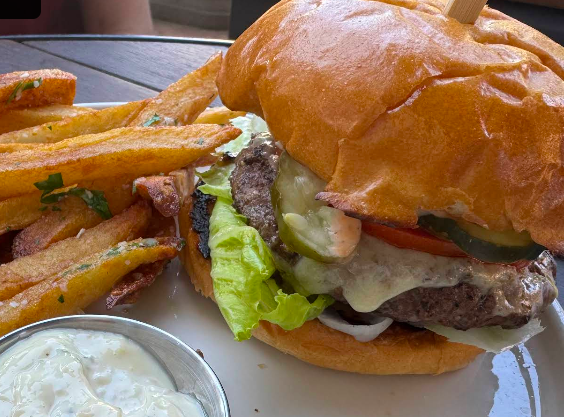The Kitchen signature dishes Tomato Soup
Lamb Burger
Pork Chop